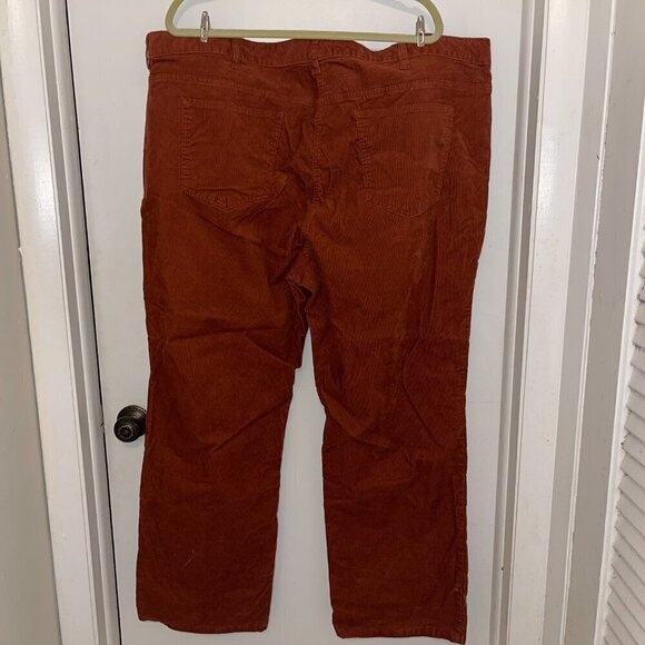 Lands' End women's corduroy straight leg pants Size 26W. *Minor flaw* - Picture 2 of 7